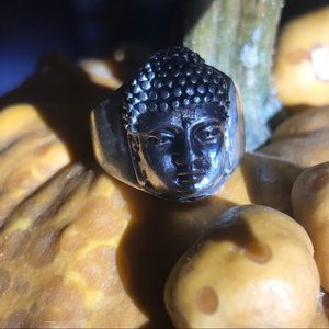 Buddha Sterling Silver Ring OAK